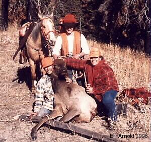 Here is me with my first Elk. Yes it's a cow but it was a learning experience that I will never forget.
